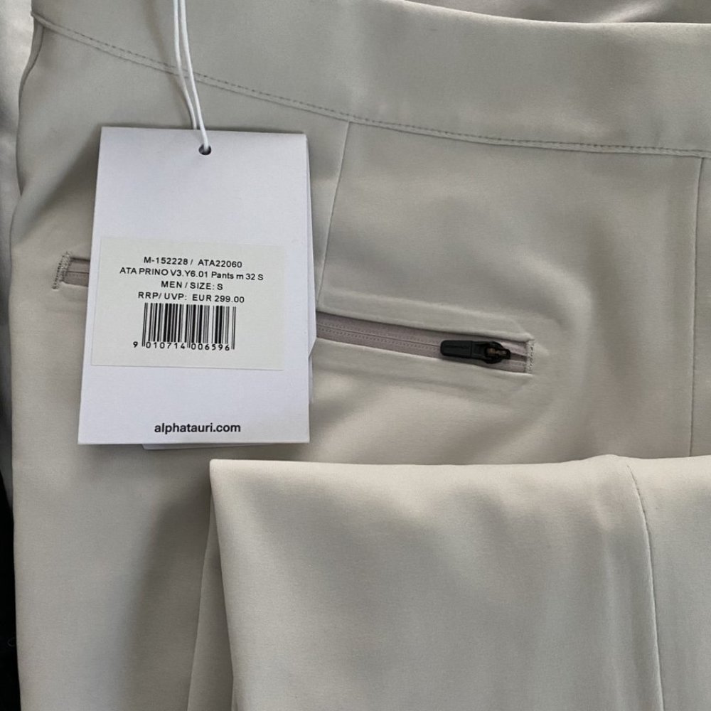 AlphaTauri PRINO V3.Y6.01 Waterproof Taurobran® Sweatpants Cream S